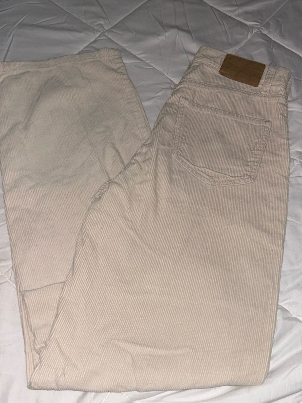 Cotton On Men's Corduroy Pants in Cream